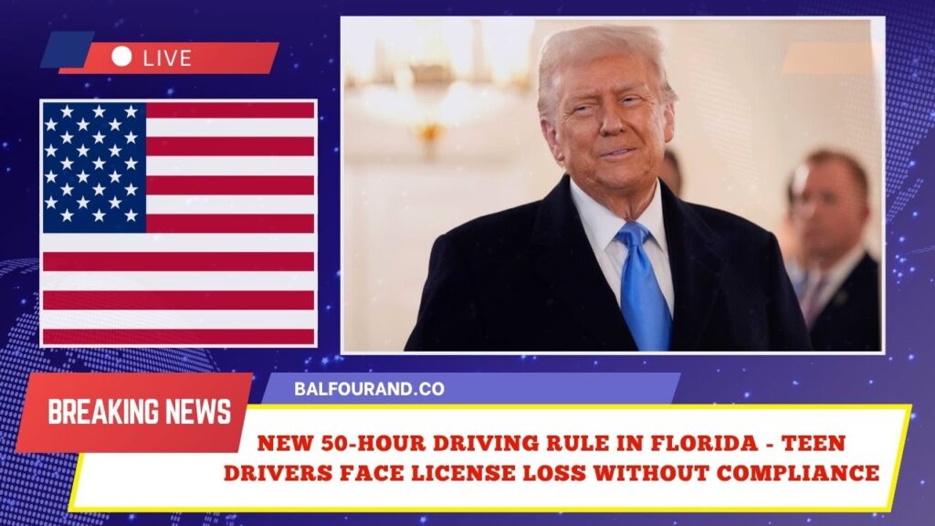 New 50-Hour Driving Rule In Florida - Teen Drivers Face License Loss Without Compliance