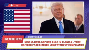 New 50-Hour Driving Rule In Florida - Teen Drivers Face License Loss Without Compliance