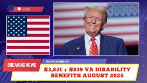 $3,831 + $839 VA Disability Benefits August 2025- Who Qualifies & When You’ll Be Paid